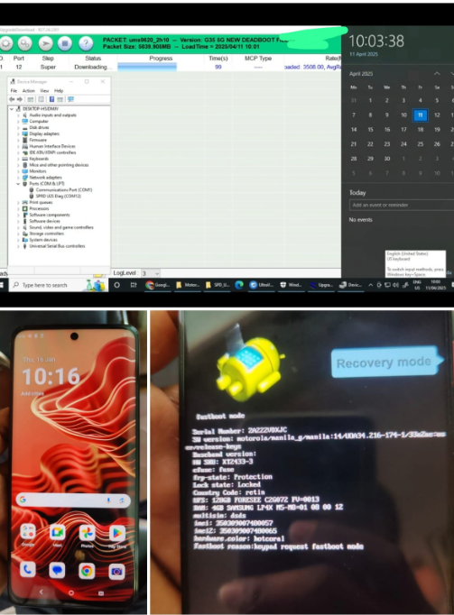 Motorola Moto G35 5G PAC Firmware [Dead Boot Repair] [manila_UOA34.216-174_1539cd] Security Patch 10-02-2025 [Fix Rom] Tested 100% Working Without Paid Tool