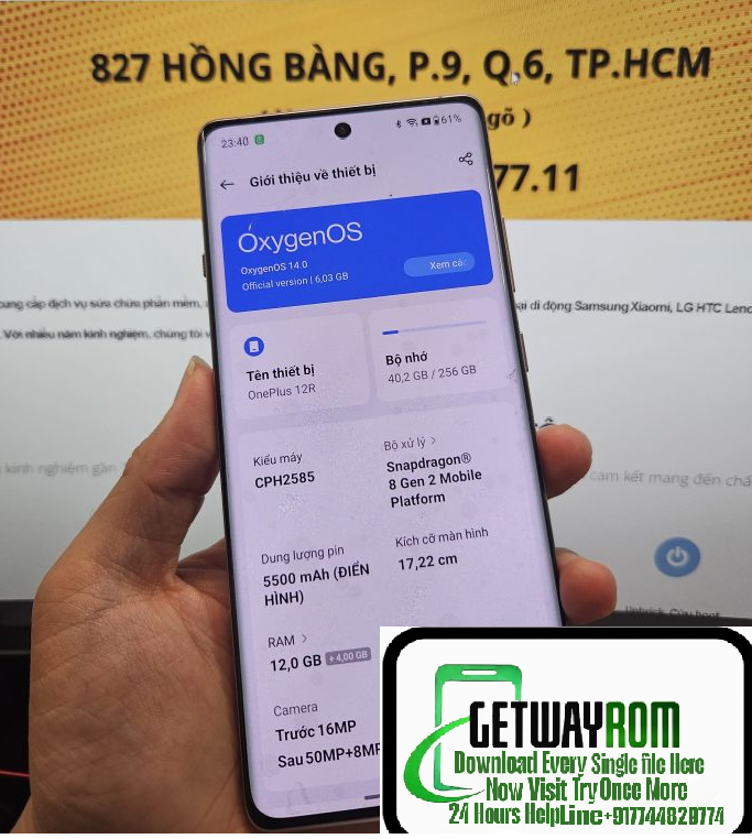 Oneplus Ace 3 PJE110 Convert To Global ColorOS To OxygenOS [Unlocked Bootloader] Andoird 14.zip