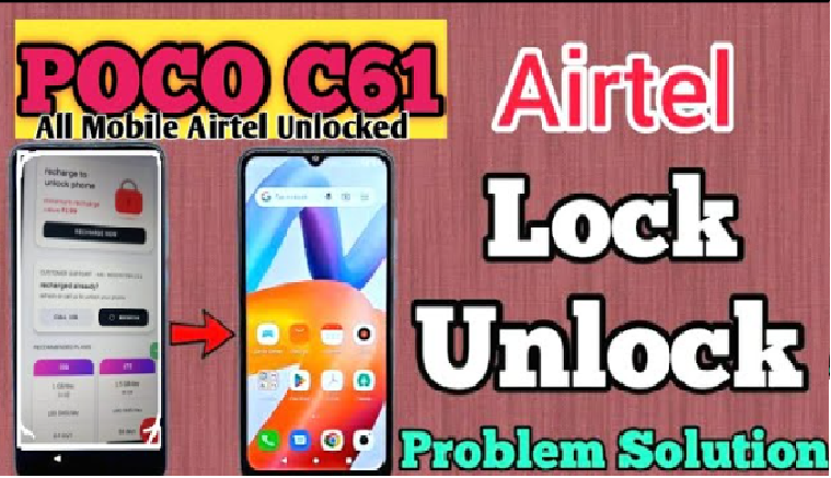Poco C61 (blue) Airtel Sim Lock To Normal Convert Flash File rar
