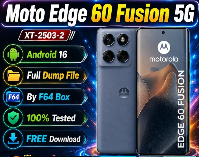 Moto Edge 60 Fusion 5G XT2503-2 Android 16 Full Dump File By F64 Box 100% Working.rar