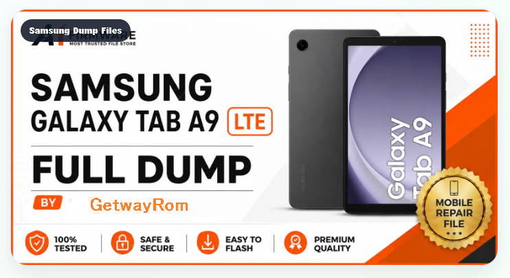 Samsung TAB A9 4G BIT S9 (X115XXS9DZB6) FULL DUMP Flash64 Dead Boot Repaire  Working
