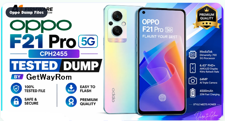 CPH2455 OPPO F21 Pro 5G Tested Dump FLASH_64_Box_100%_Working.rar
